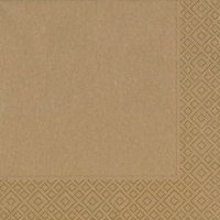 Gold Dinner Napkins 3 Ply - Pack of 20