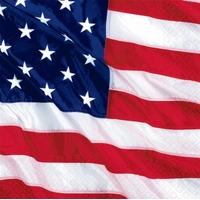 USA Beverage Napkins - Pk 16