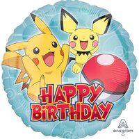 Pokemon Happy Birthday Foil Balloon - 45cm