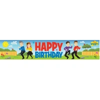 The Wiggles Plastic Banner