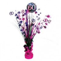 60th Pink Centerpiece Spray