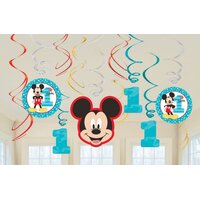 Mickey Fun To Be One Swirls - Pk 12