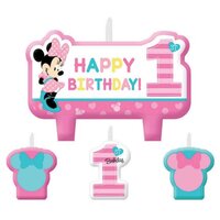 Minnie Fun To Be One Birthday Candle Kit