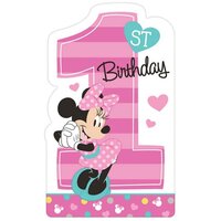 Minnie Fun To Be One Post Card Invites - Pk 8
