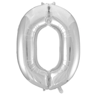 #0 34" Silver Foil Balloon