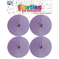 Lilac Crepe Streamer - Pk 4