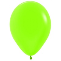 5" Neon Green Balloons - Pk 100