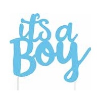 "it's a Boy" Blue Cake Topper