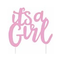 "it's a Girl" Girl Cake Topper