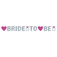 Bride To Be Glitter Banner - 3.65m