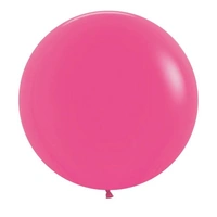 60cm Fuschia Balloons - Pk 3