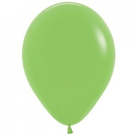 5" Standard Lime Green Balloons - Pk 100