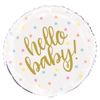 "hello baby" 18" Foil Balloon