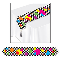 80's themed table runner