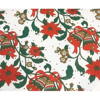 Christmas Bells Plastic Rectangle Tablecover (137x274cm)