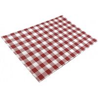 Red Gingham Greaseproof Paper - 200 Sheets