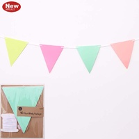Neon Mix Bunting - Pk 40