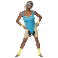 Men's 80s Lets Get Physical Work Out Costume
