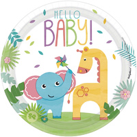 Fisher Price Hello Baby Paper Lunch Plates- Pk 8