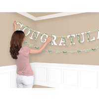 Love & Leaves Congratulations Giant Banner Kit*