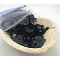 Metallic Black Confetti (1cm) - 250 grams