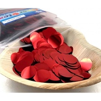 Metallic Red Confetti (2.3cm) - 250 grams