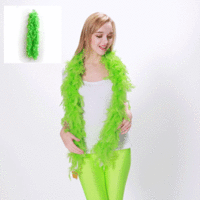 Green Feather Boa