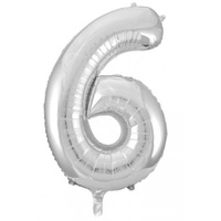 #6 34" Silver Foil Balloon