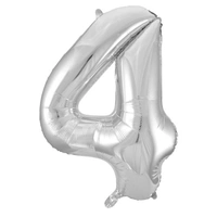 #4 34" Silver Foil Balloon