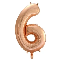 #6 34" Rose Gold Foil Ballon