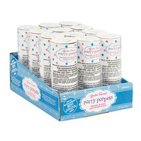 Gender Reveal Confetti Poppers (Boy/Blue) - Pk 12