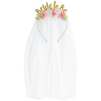 Bride to Be Headband with Veil