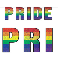 Pride Rainbow Letter Streamer (1.5M)