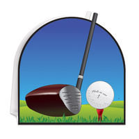 3-D Golf Centerpiece