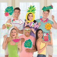 Tropical Jumbo Photo Props - Pk 12
