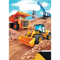 Big Dig Construction Loot Bags - Pk 8