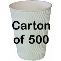 500 x 8OZ White Coffee Cups