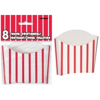Paper Snack Containers - Pk 8