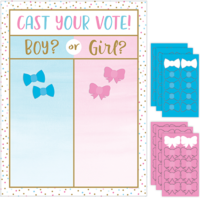Gender Reveal Voting Party Game Kit