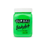 Fluorescent Green Face & Body Paint - 200ml