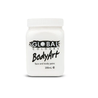 White Face & Body Paint - 200ml