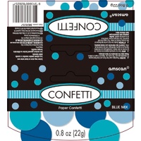 Gender Reveal Paper Confetti - Blue