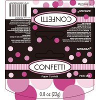 Gender Reveal Paper Confetti - Pink