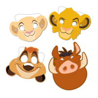 Lion King Paper Masks - Pk 8