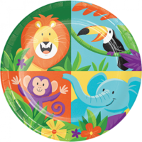 Jungle Safari Lunch Plates - Pk 8