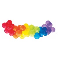 DIY Rainbow Balloon Garland - Pk 40