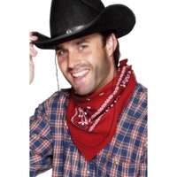 Red Cowboy Bandanna