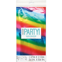 Rainbow Foil Rectangular Tablecover
