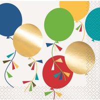 Party Diamond Beverage Napkins - Pk 16