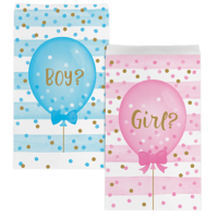 Boy? Girl? Gender Reveal Paper Treat Bags - Pk 10